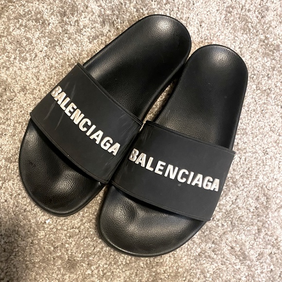 Balenciaga women Pool slides - Picture 1 of 6